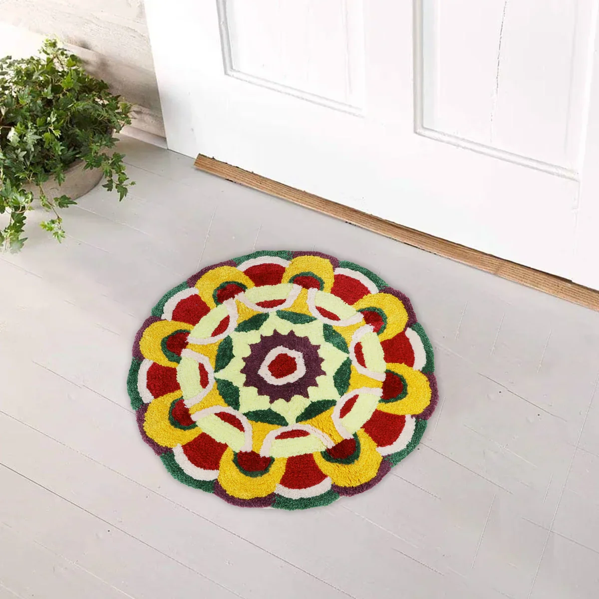 Doormat - 2 x 2 Feet | Micro Tufted Rug Welcome Mat/ Entrance Mat for Home - Image 3