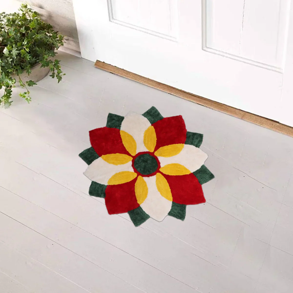 Doormat - 3 x 3 Feet | Micro Tufted Rug/ Welcome Mat/ Entrance Mat for Home - Image 2