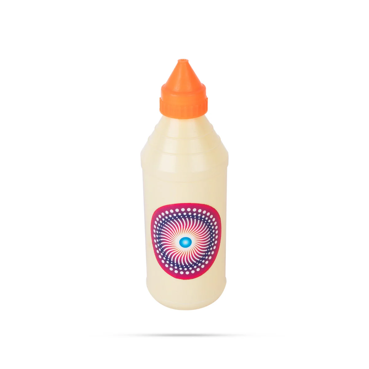 Plastic Rangoli Dot Bottle - 6.75 x 2 Inches | Yellow Colour Rangoli Making Tool for Floor Decor - Image 2