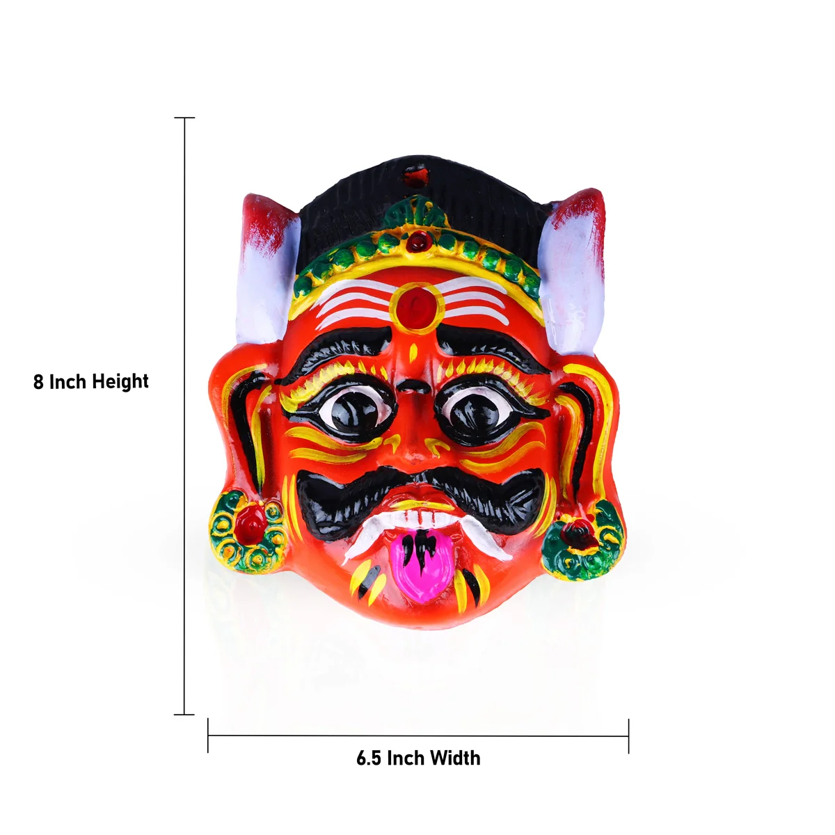 Drishti Thalai Clay Golu Bommai - 8 X 6.5 Inches | Navaratri Golu Gombe/ Giri Golu Doll/ Navratri Decoration - Image 3