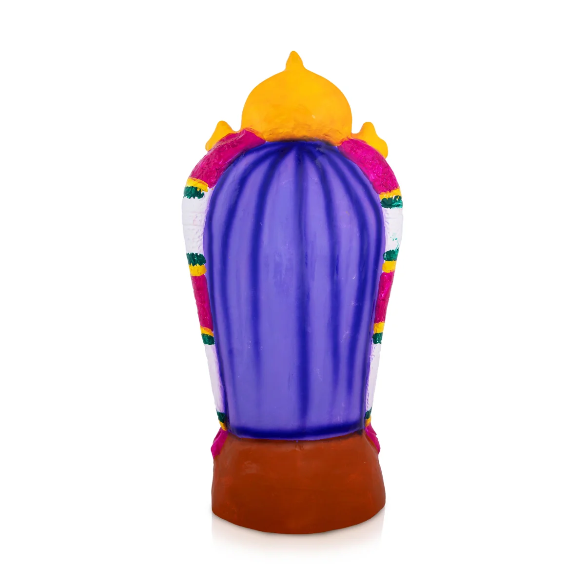 Durga Paper Mache Golu Bommai - 15 x 9.5 Inches | Giri Golu Doll/ Navaratri Golu Bomma/Gombe/Bommai - Image 5