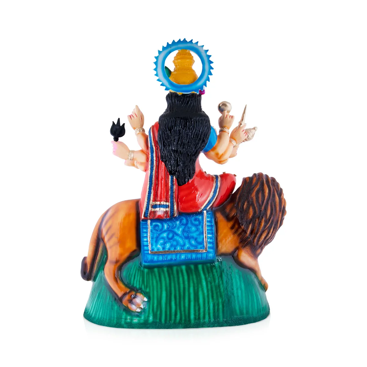 Durgai Paper Mache Golu Bommai - 40 x 27 Inches | Giri Golu Doll/ Navaratri Golu Bomma/Gombe/Bommai - Image 4