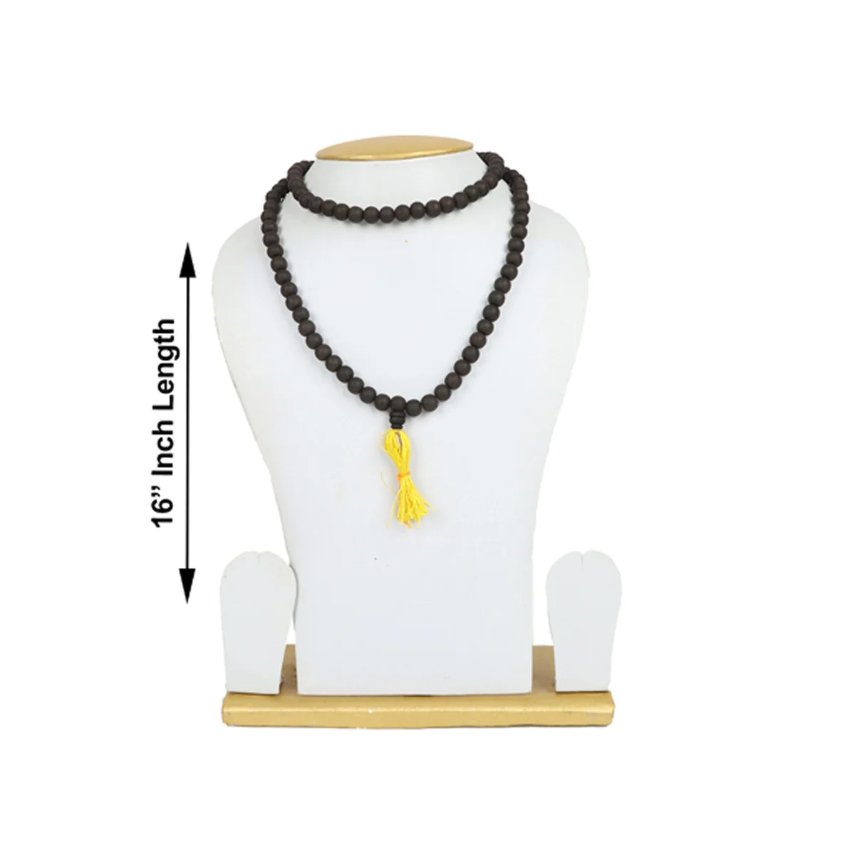 Karungali Mala - 16 Inches | 8mm/ Ebony Mala/ Ebony Wood Mala/ Karungali Kattai Malai for Men & Women - Image 2