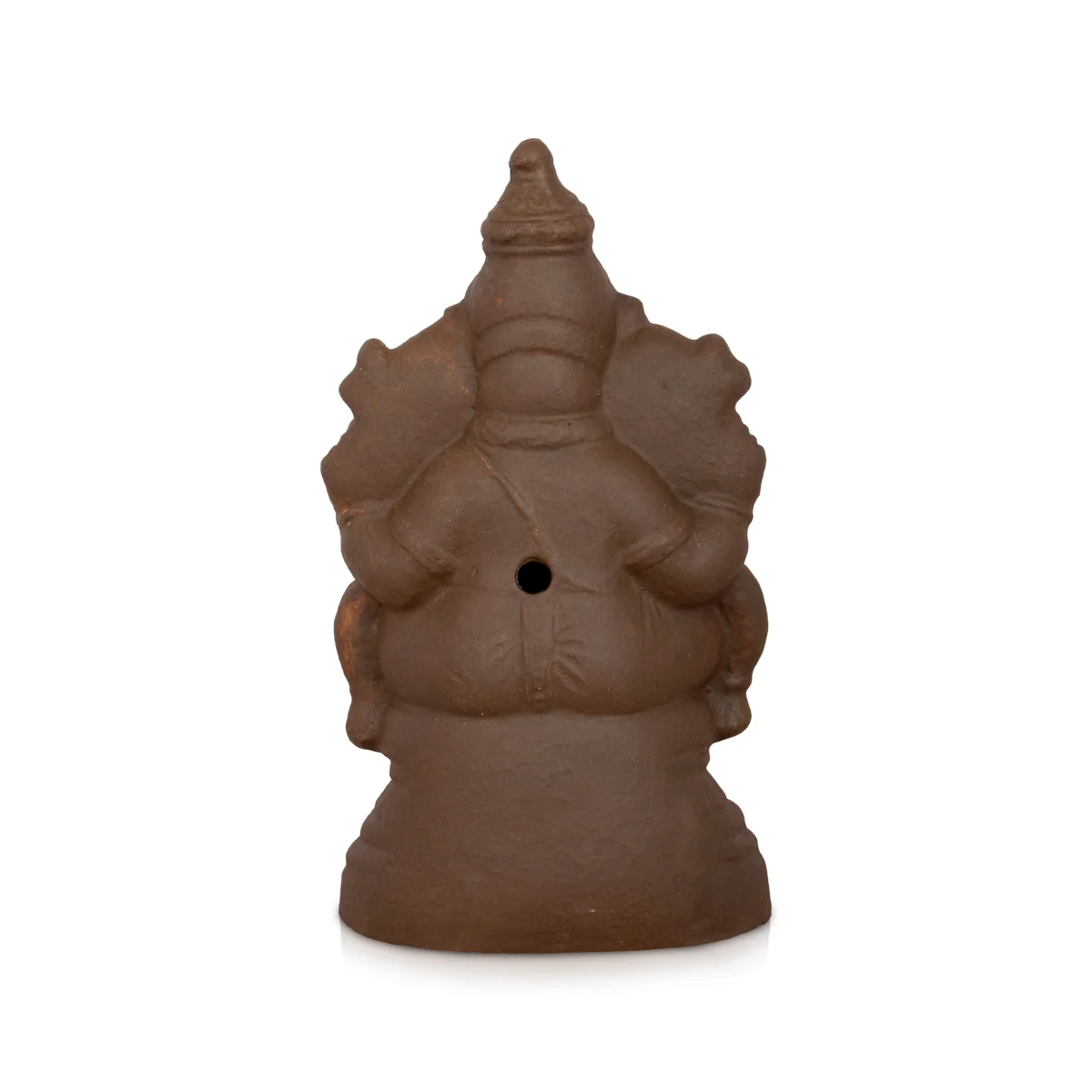Eco Friendly Ganesha Idol - 10.5 x 6 Inches | Clay Statue/ Ganpati Idol/ Ganesh Chaturthi Decoration - Image 5