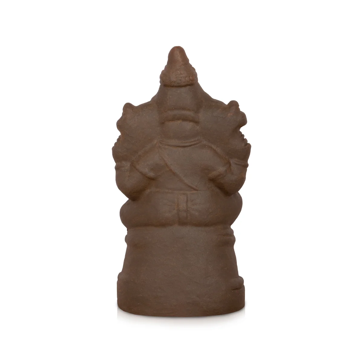 Eco Friendly Ganesha Idol - 8 x 4 Inches | Eco Friendly Ganpati Idol/ Clay Statue/ Ganesh Chaturthi Decoration - Image 4