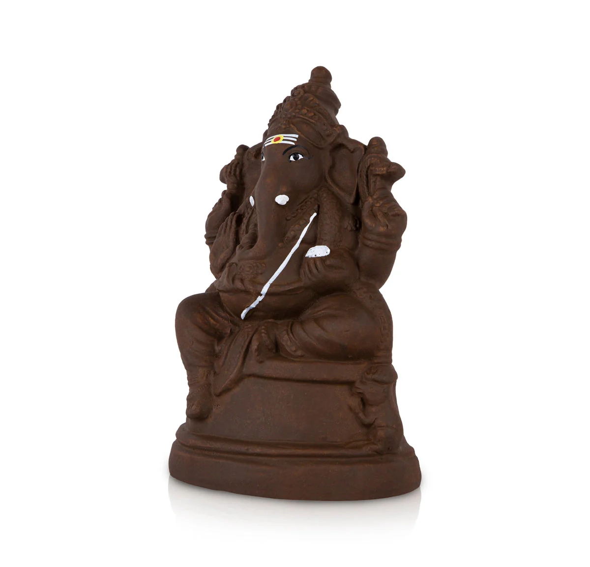 Eco Friendly Maha Ganapati Clay Golu Bommai - 12 Inches | Giri Golu Doll/ Navaratri Golu Bomma/Gombe/Bommai - Image 2
