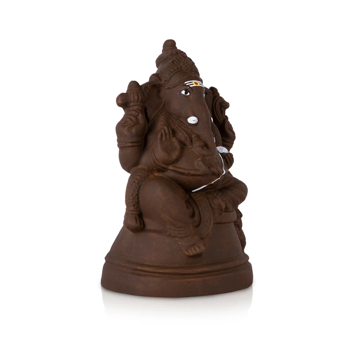 Eco Friendly Maha Ganapati Clay Golu Bommai - 12 Inches | Giri Golu Doll/ Navaratri Golu Bomma/Gombe/Bommai - Image 5