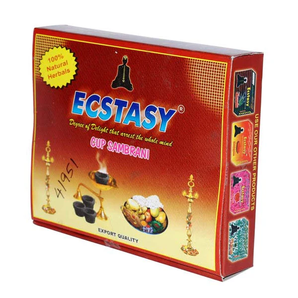 Ecstasy Sambrani Cup - 12 Pcs | Guggal Dhoop/ Sambrani Dhoop/ Dhoop Sambrani For Pooja - Image 2