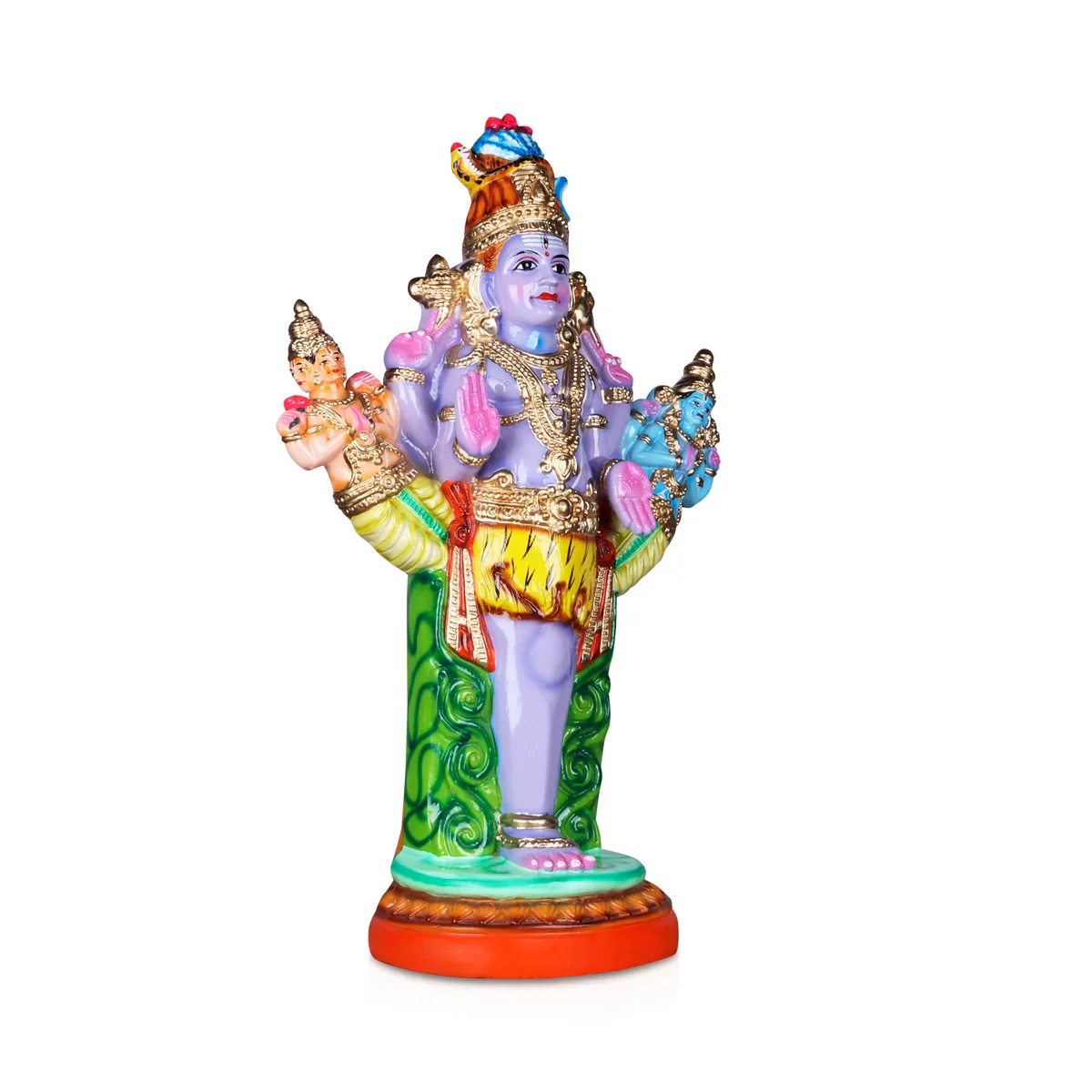 Ekapada Murthy Paper Mache Golu Bommai - 24 Inches | Giri Golu Doll/ Navaratri Golu Bomma/Gombe/Bommai - Image 3