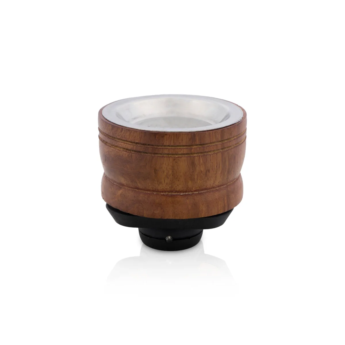 Electric Kapoor Dhani - 2.5 x 3.5 Inches | Electric Camphor Diffuser/ Wooden Cup Camphor Burner for Home - Image 3