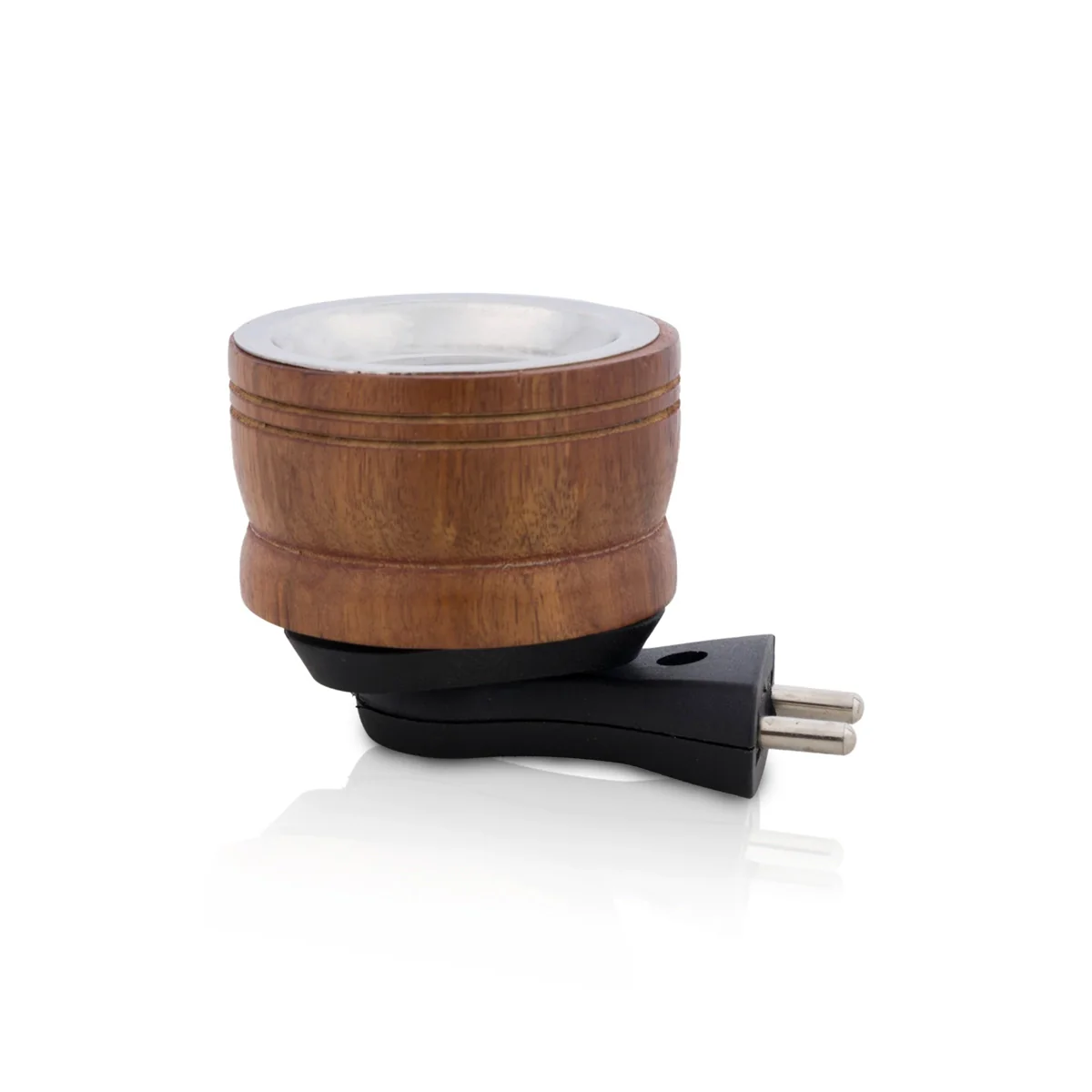 Electric Kapoor Dhani - 2.5 x 3.5 Inches | Electric Camphor Diffuser/ Wooden Cup Camphor Burner for Home - Image 4