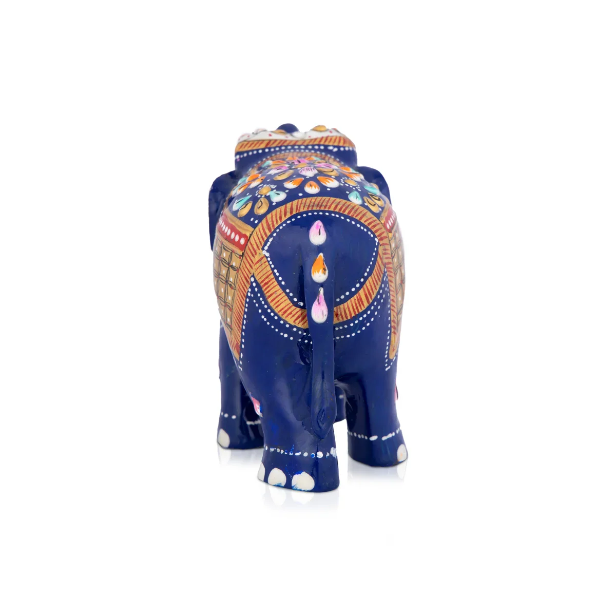 Elephant Idol - 4 x 5 Inches | Wooden Statue/ Elephant Statue for Home Decor - Image 10