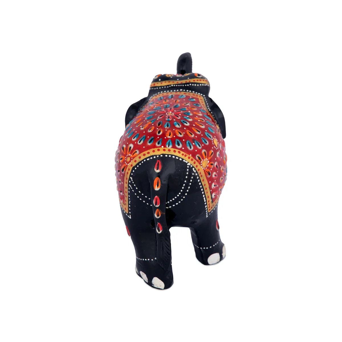 Elephant Idol - 4 x 5 Inches | Wooden Statue/ Elephant Statue for Home Decor - Image 11