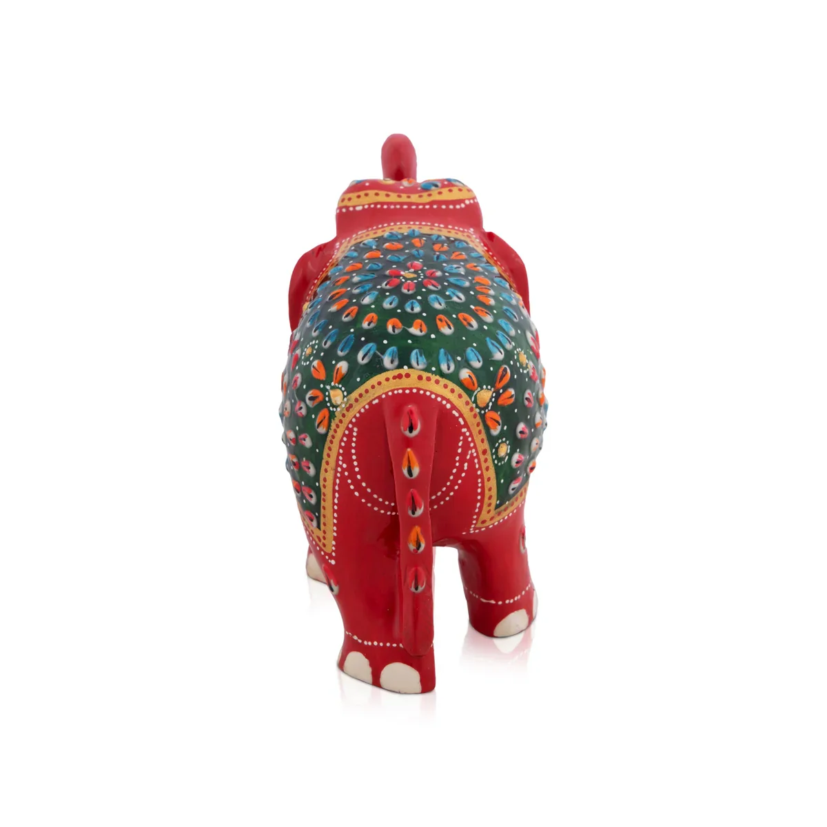 Elephant Idol - 4 x 5 Inches | Wooden Statue/ Elephant Statue for Home Decor - Image 12