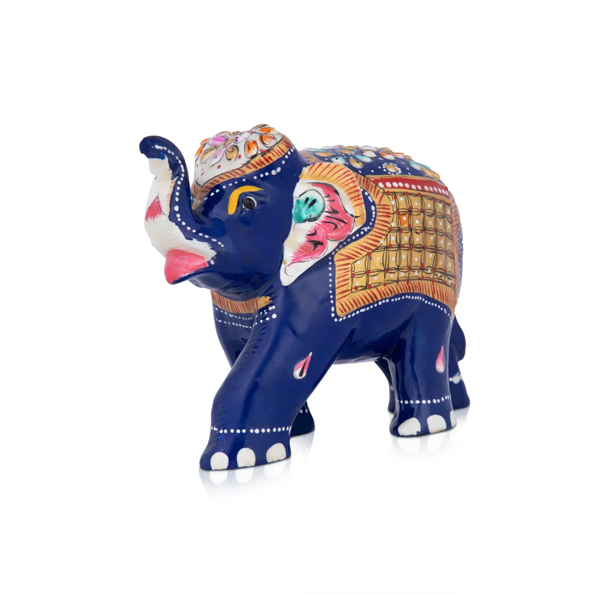 Elephant Idol - 4 x 5 Inches | Wooden Statue/ Elephant Statue for Home Decor - Image 7