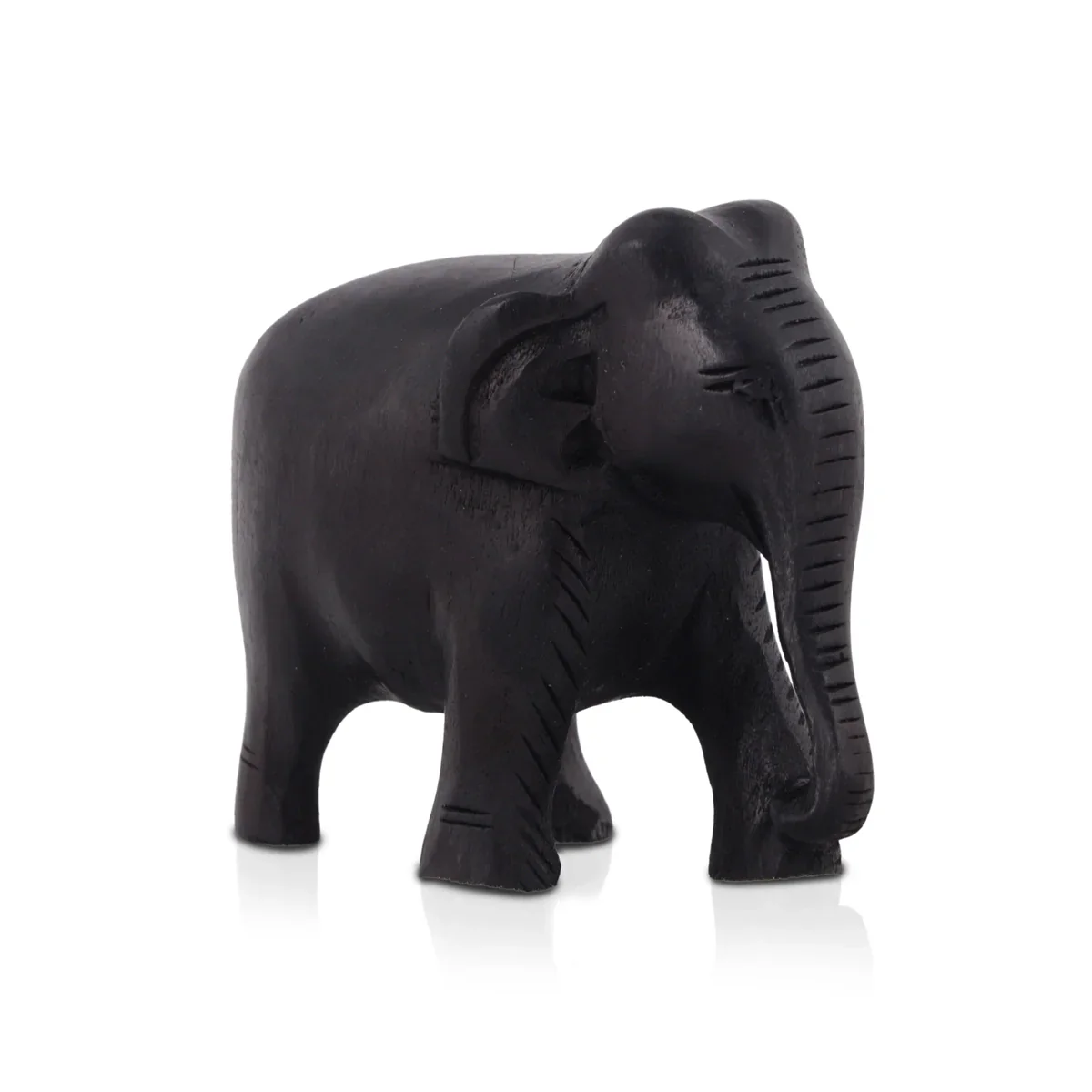 Elephant Statue - 2 Inches | Wooden Statue/ Colour Elephant Figurine/ Elephant Sculpture for Home - Image 5