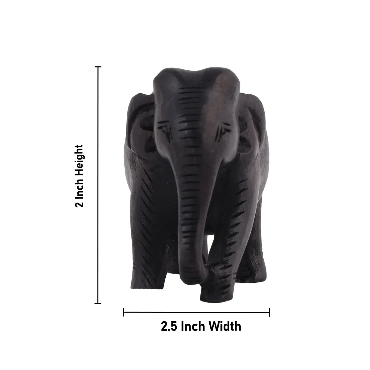 Elephant Statue - 2 Inches | Wooden Statue/ Colour Elephant Figurine/ Elephant Sculpture for Home - Image 6