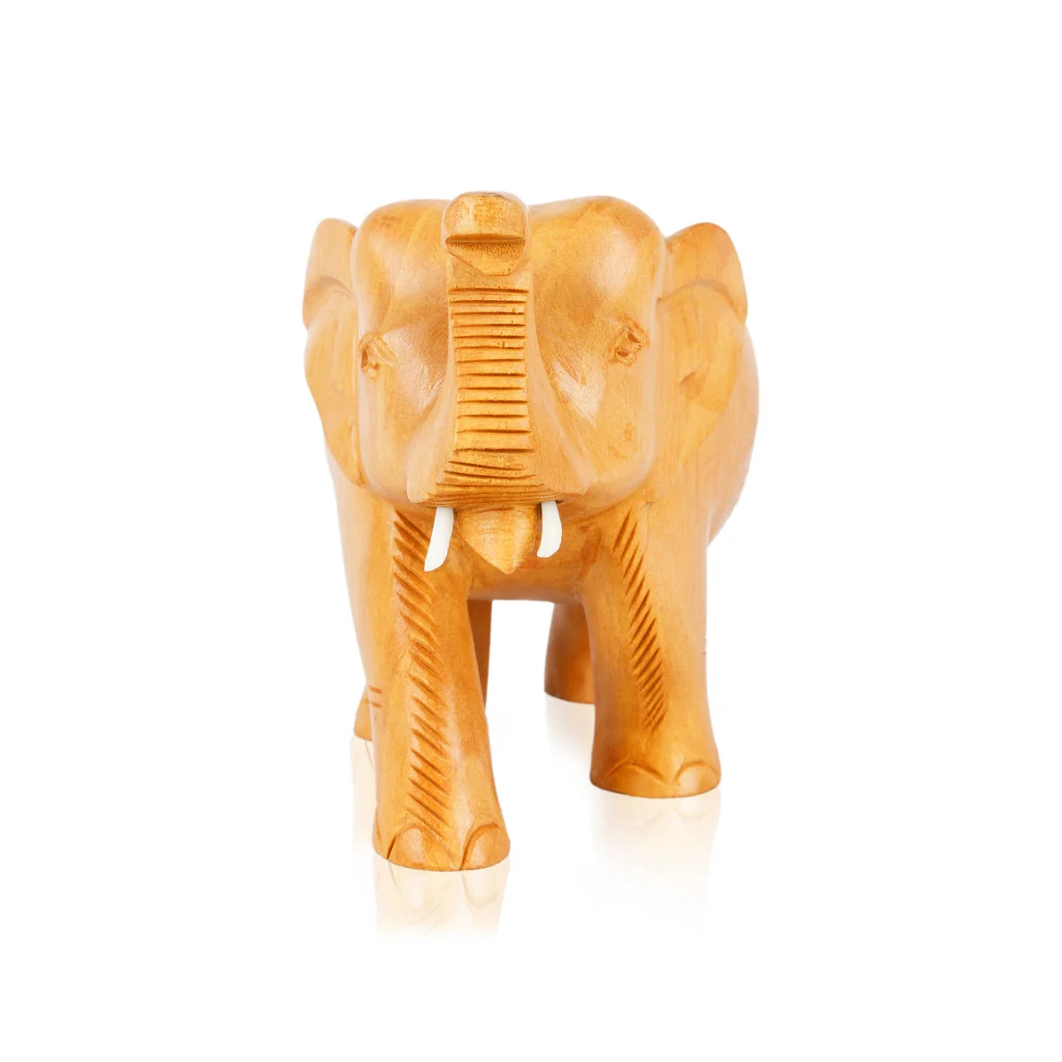 Elephant Statue - 3 x 4.5 Inches | Elephant Murti/ Trunk Up Elephant Figurine for Home Decor - Image 4