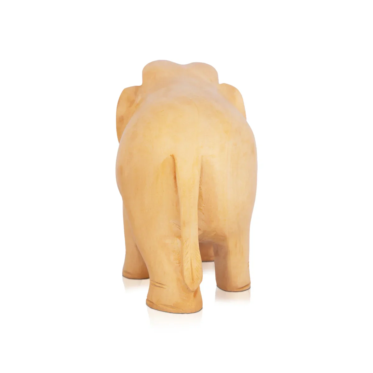Elephant Statue - 4 x 5 Inches | Wooden Statue/ Colour Elephant Figurine/ Elephant Sculpture for Home - Image 8