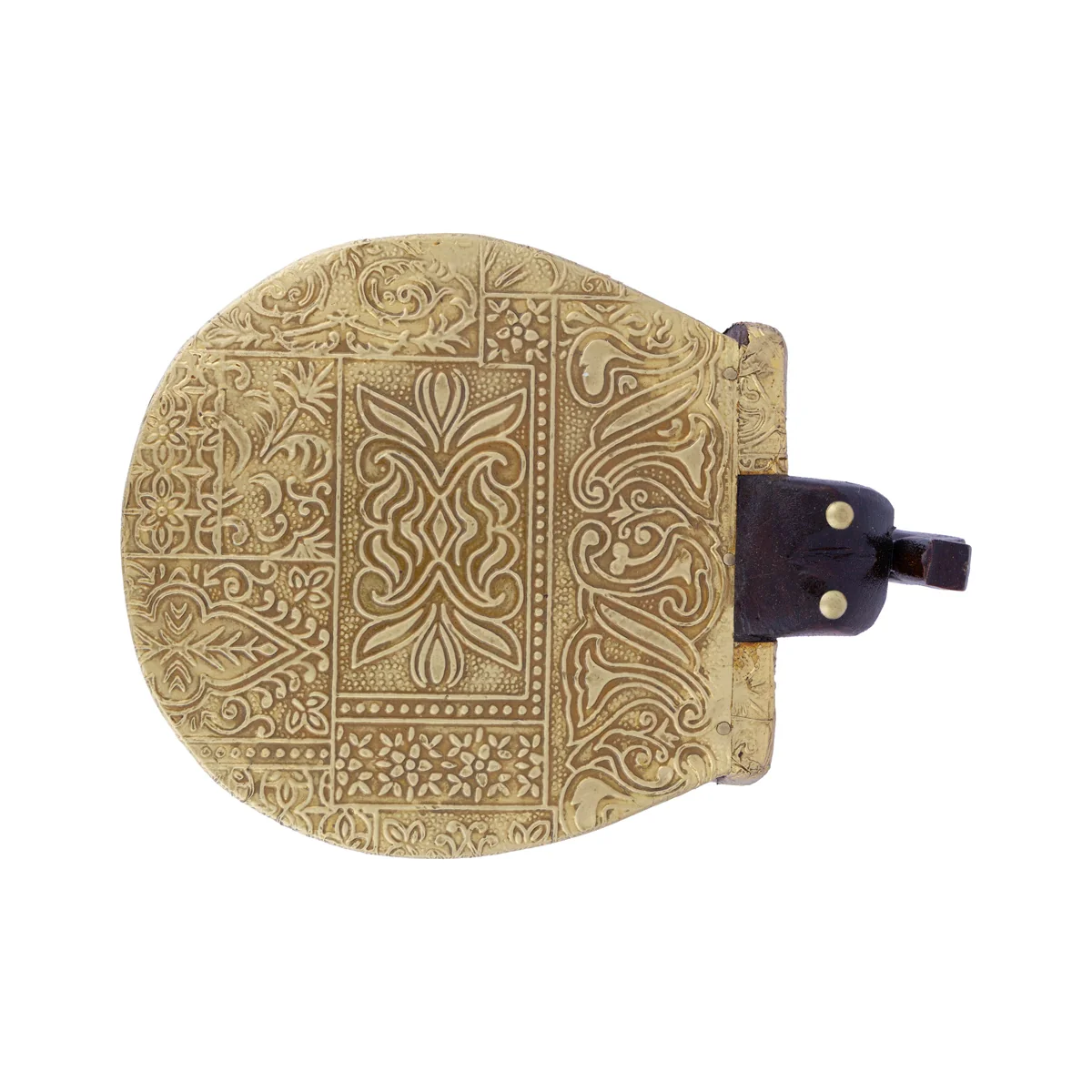 Elephant Stool - 4 x 7 Inches | Wooden Stool/ Brass Inlaid Design Decorative Stool for Home - Image 2