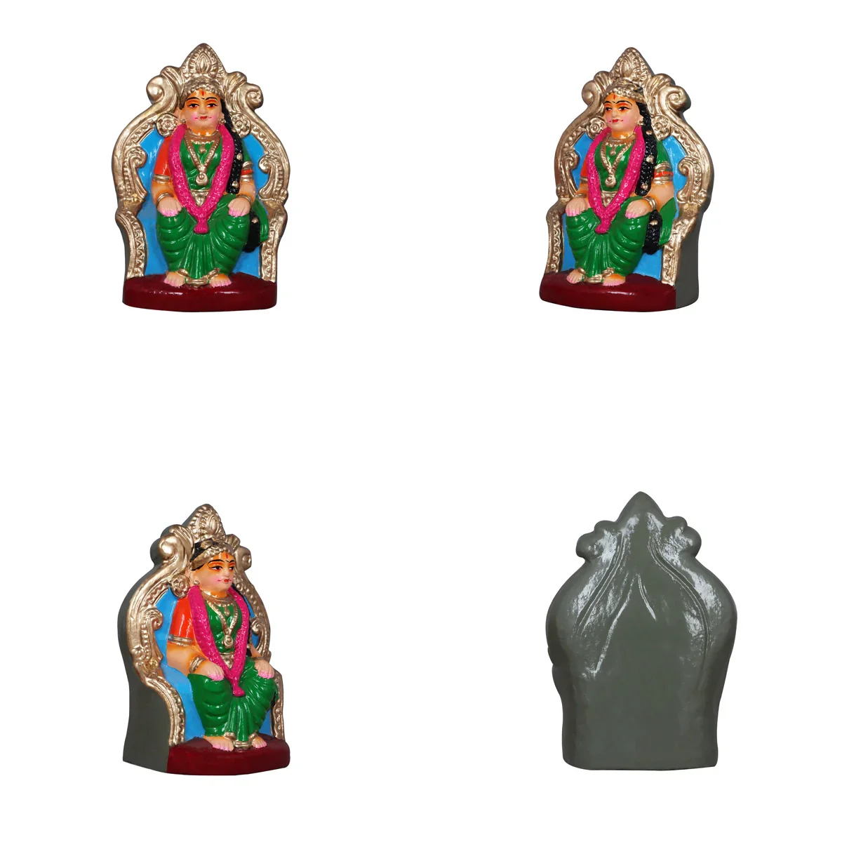 Engagement Clay Golu Bommai Set - 6 Inches | Giri Golu Doll/ Navaratri Golu Bomma/Gombe/Bommai - Image 10