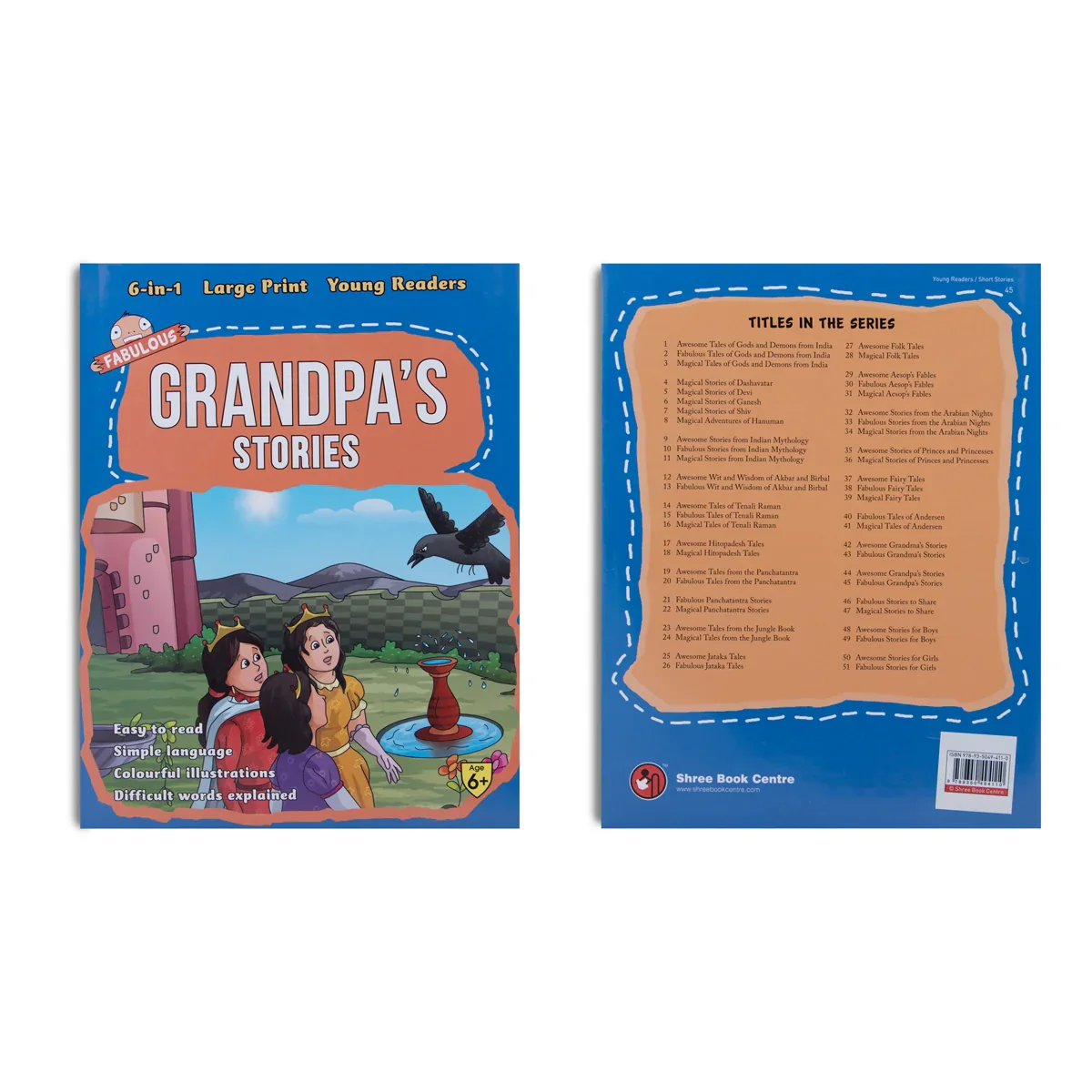 Fabulous Grandpa's Stories - English | 6 in 1 Story Book/ Childrens Book