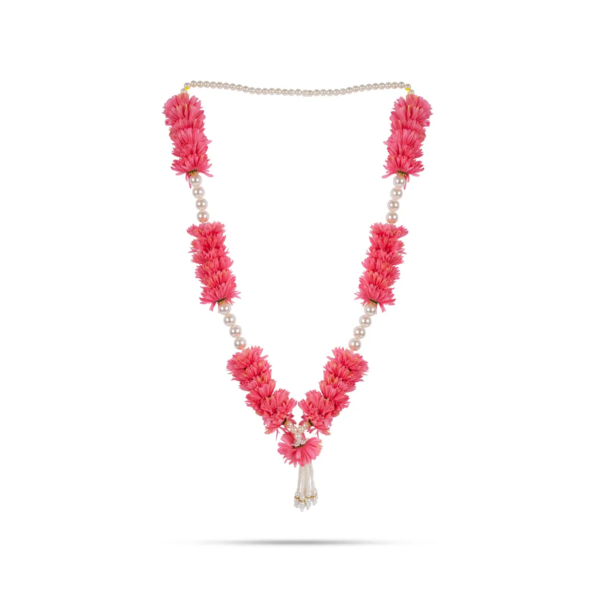 Fancy Moti Mala - 34 Inch | Pearl Garland/ Decorative Moti Mala For Deity Decor & Photo Frame - Image 6