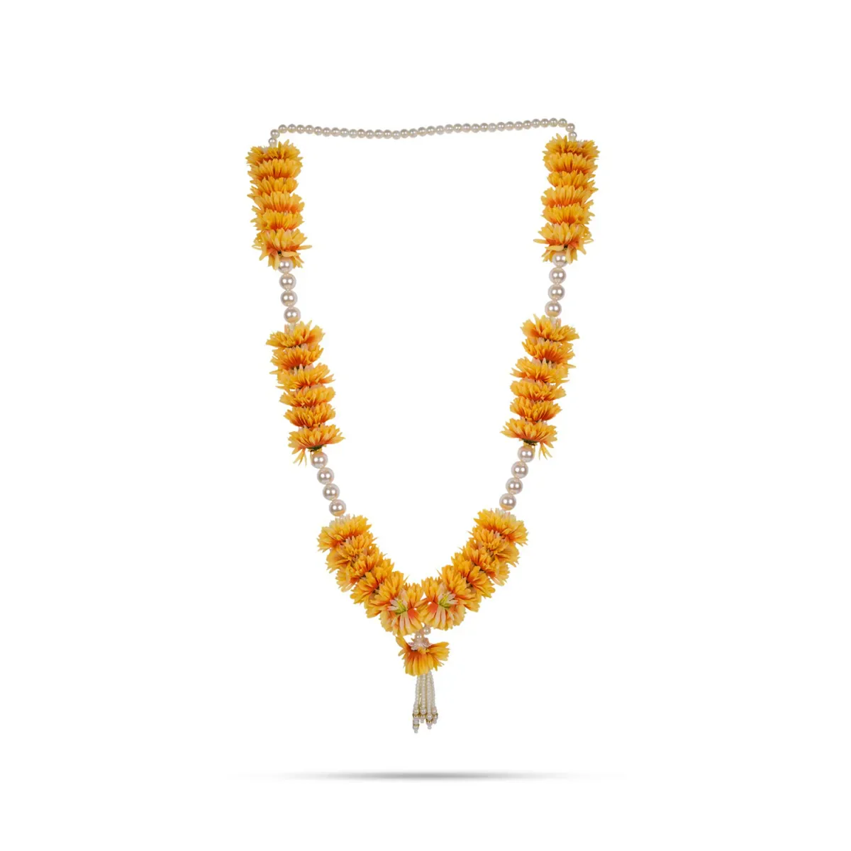 Fancy Moti Mala - 34 Inch | Pearl Garland/ Decorative Moti Mala For Deity Decor & Photo Frame - Image 8
