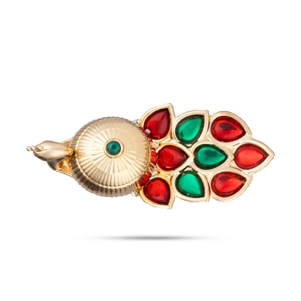 Kumkum Box - 1.5 x 4.5 Inches | Peacock Design Kumkum Bharani/ Haldi Kumkum Box for Pooja/ 20 Gms Approx - Image 5