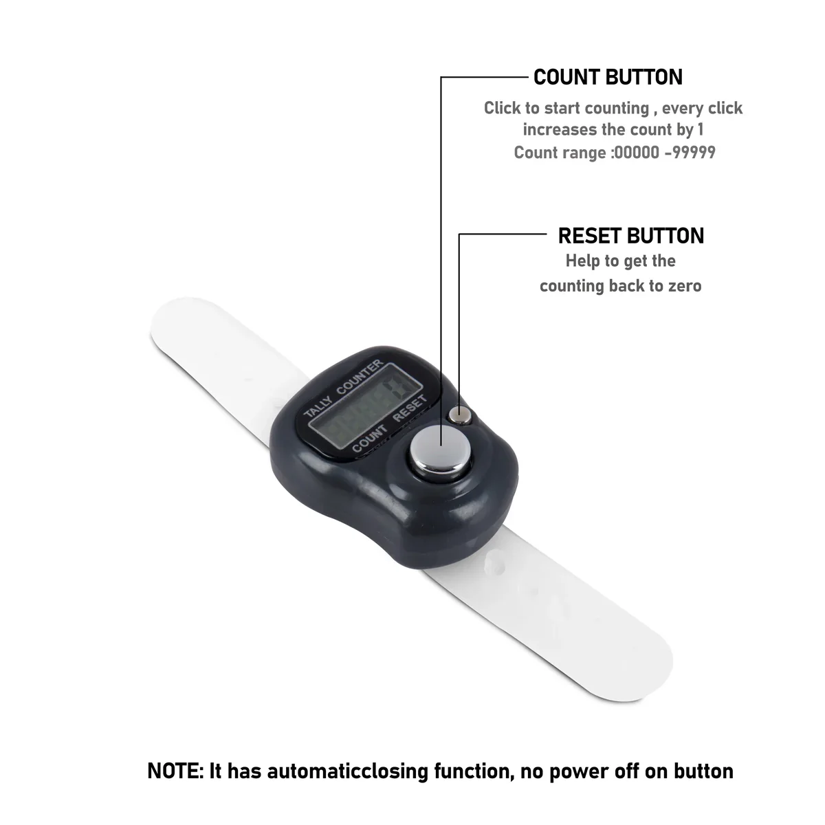 Finger Counter - 4 Inches | Finger Tally Counter/ Finger Clicker Counter - Image 12
