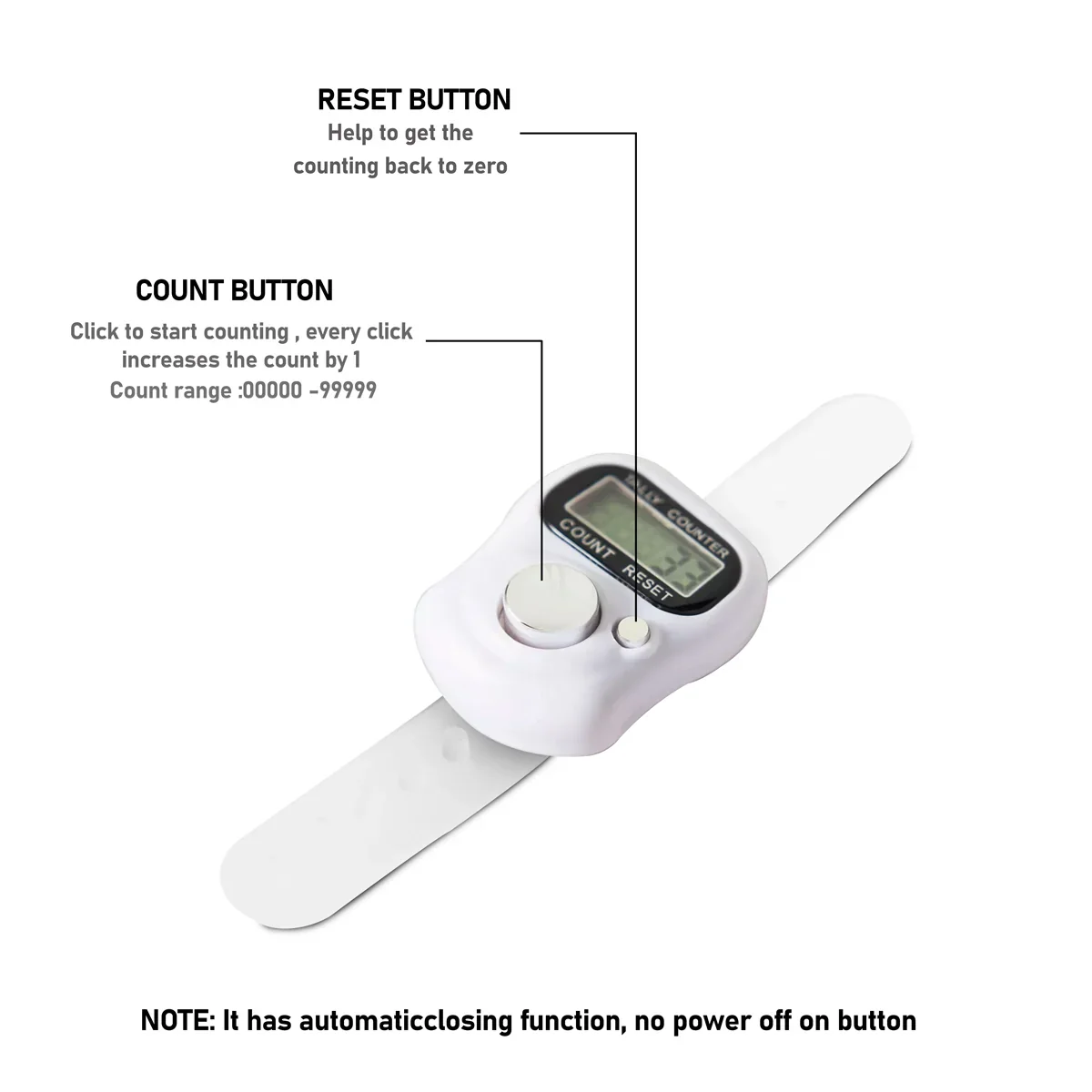 Finger Counter - 4 Inches | Finger Tally Counter/ Finger Clicker Counter - Image 18