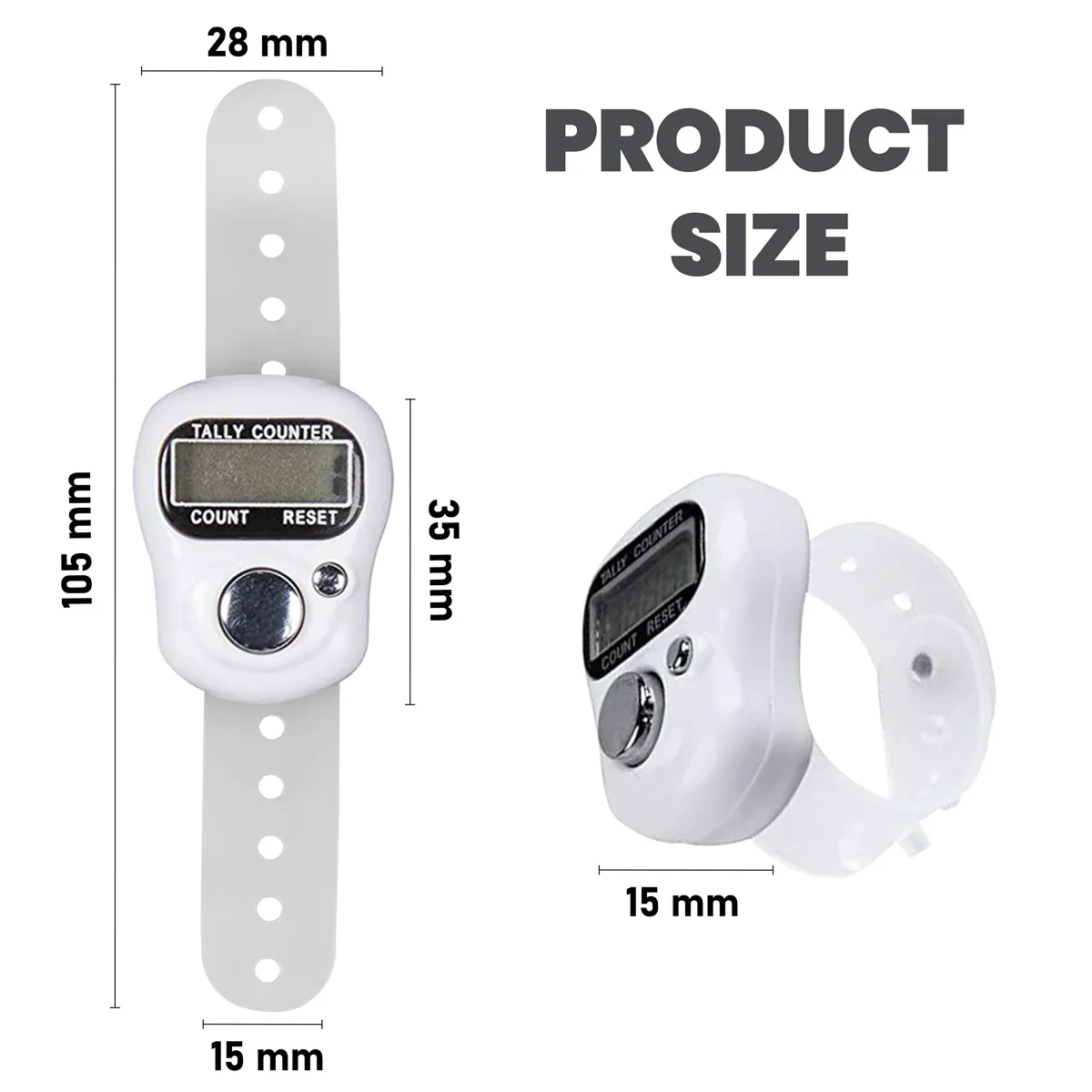 Finger Counter - 4 Inches | Finger Tally Counter/ Finger Clicker Counter - Image 19