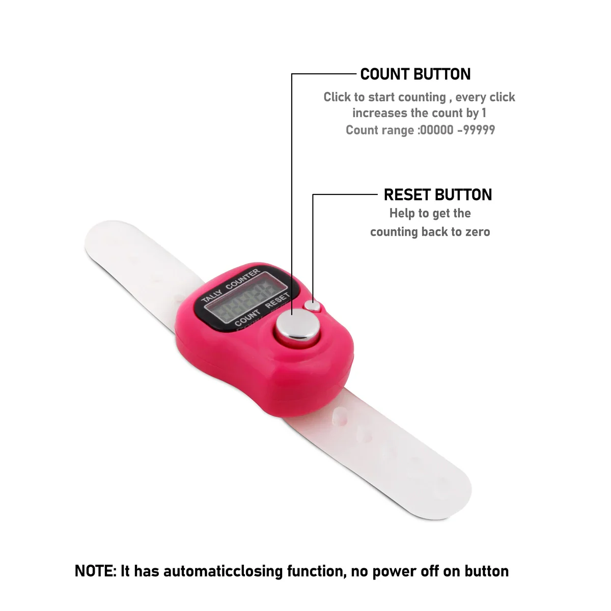 Finger Counter - 4 Inches | Finger Tally Counter/ Finger Clicker Counter - Image 5