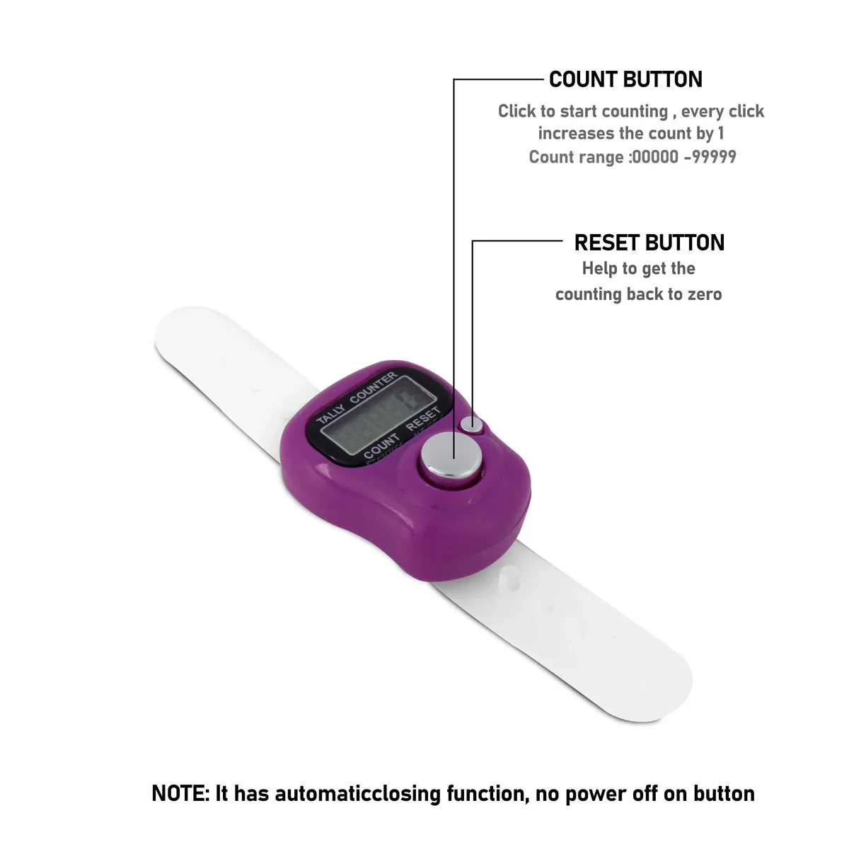 Finger Counter - 4 Inches | Finger Tally Counter/ Finger Clicker Counter - Image 9