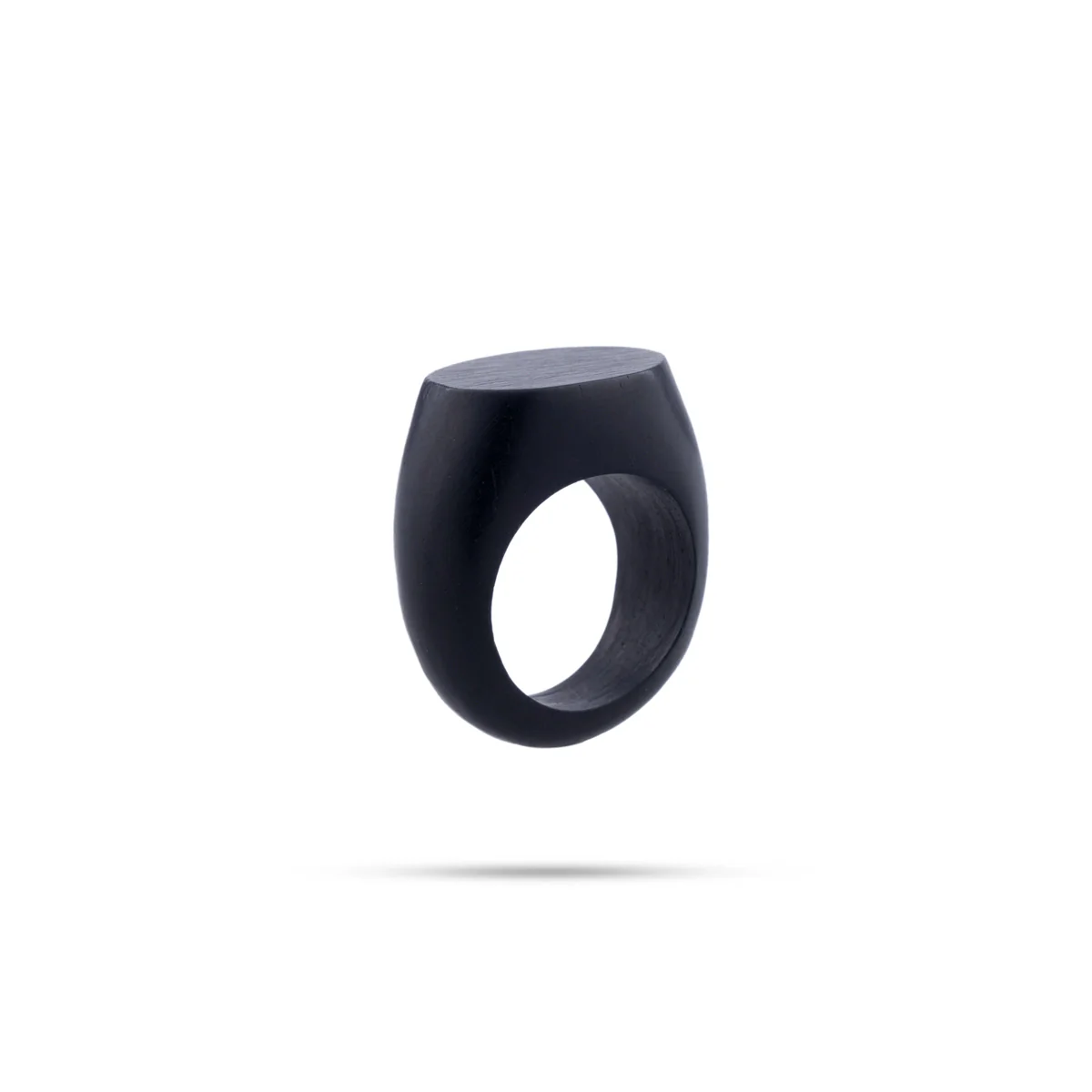 Finger Ring - 1 Inch | Ebony Ring/ Karungali Ring for Men And Women - Image 2