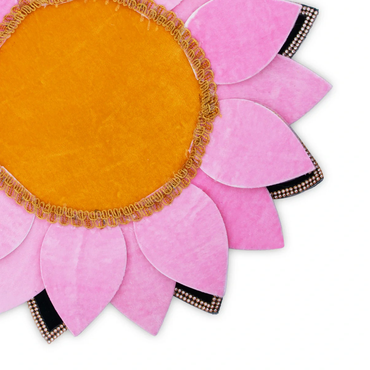 Floating Lotus Flower - 4 x 15 Inches | Velvet Artificial Lotus Flower/ Uruli Flower Decoration - Image 2