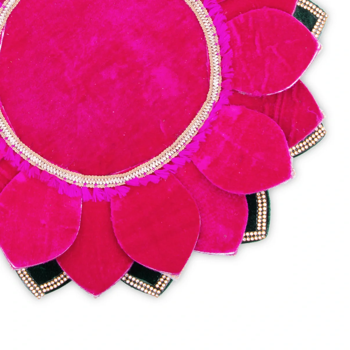 Floating Lotus Flower - 4 x 15 Inches | Velvet Artificial Lotus Flower/ Uruli Flower Decoration - Image 6