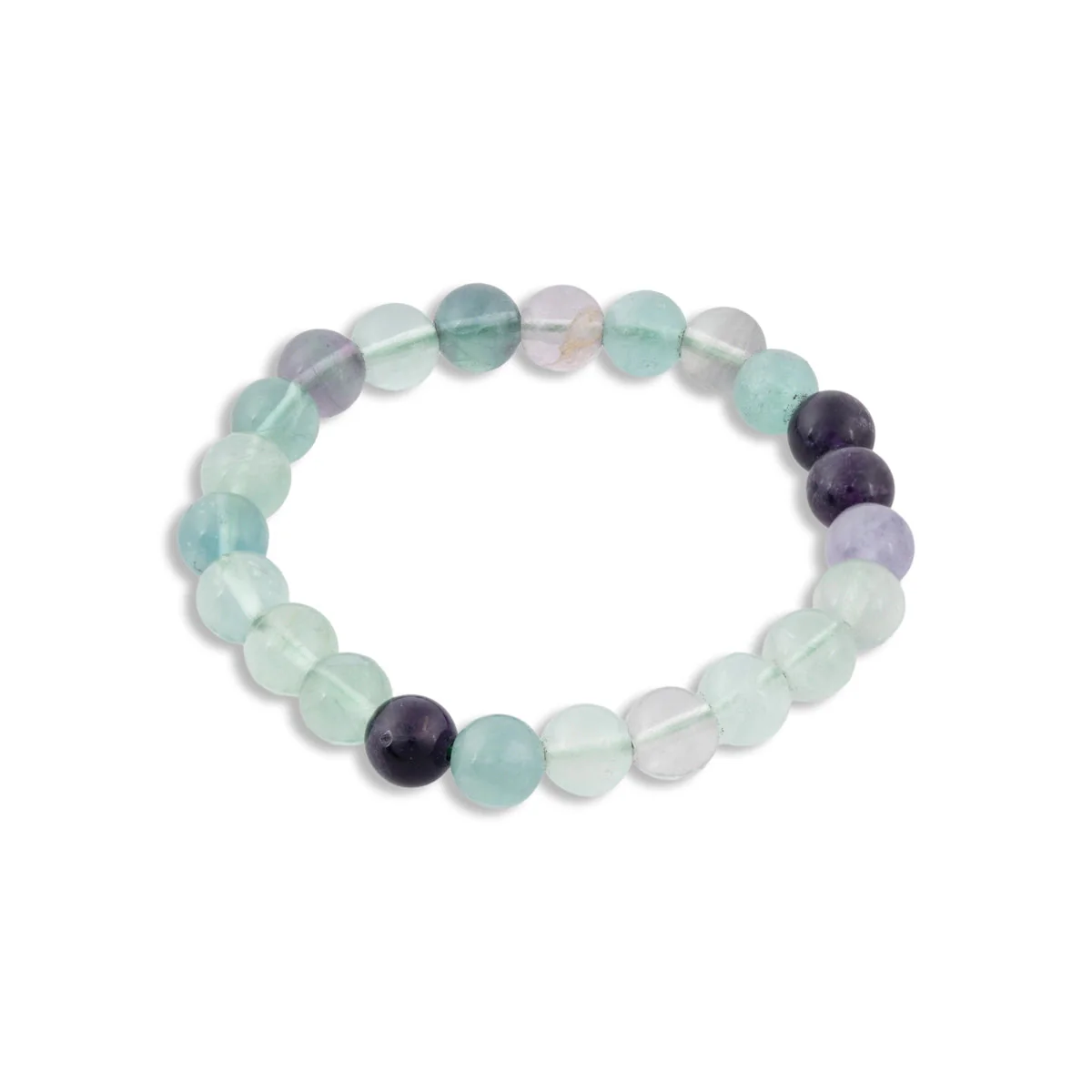 Fluorite Bracelet - 2.5 Inches | Fluorite Hand Band/ Fluorite Crystal Bracelet for Energy Cleansing - Image 4