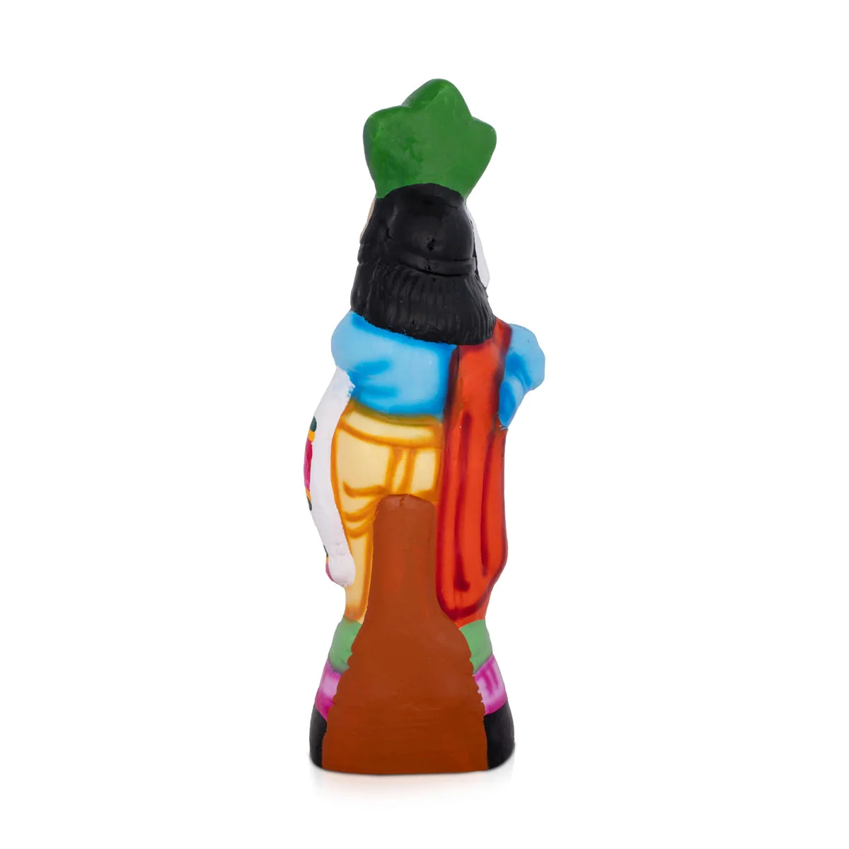 Flute Krishna Murti Paper Mache Golu Bommai- 17 x 5.5 Inches | Giri Golu Doll/Bommai/Navaratri Golu Bomma/Gombe - Image 4