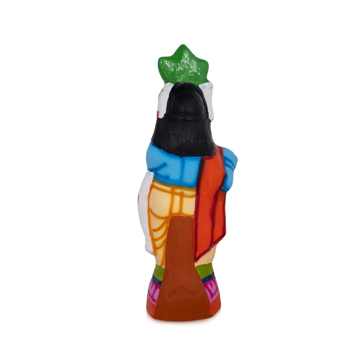 Flute Krishna Murti Paper Mache Golu Bommai- 18 X 7 Inches | Navaratri Golu Gombe/Giri Golu Doll/Navratri Decor - Image 5