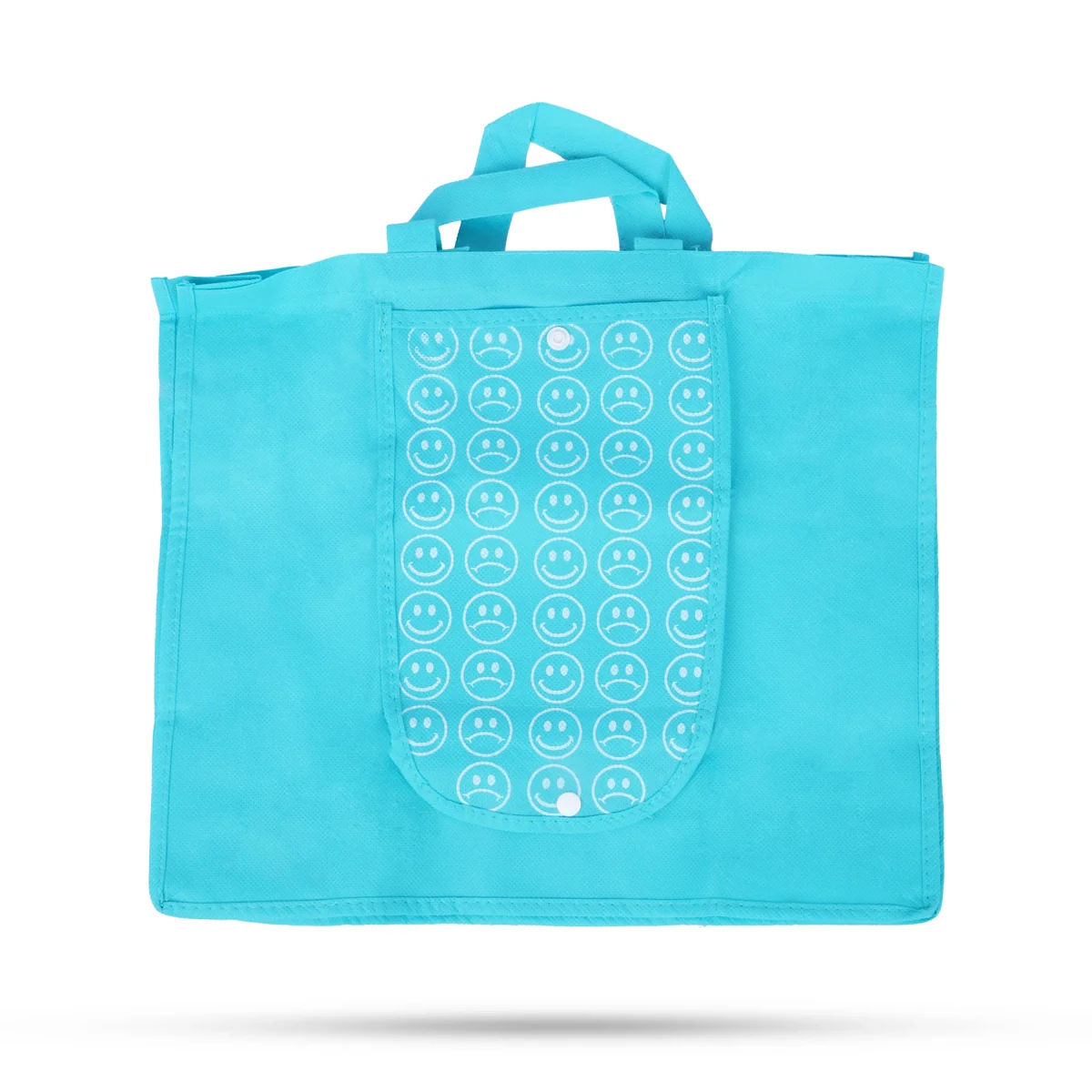 Folding Bag - 3 x 7 Inches | Foldable Travel Bag/ Foldable Tote Bag for Women/ Assorted Colour - Image 2