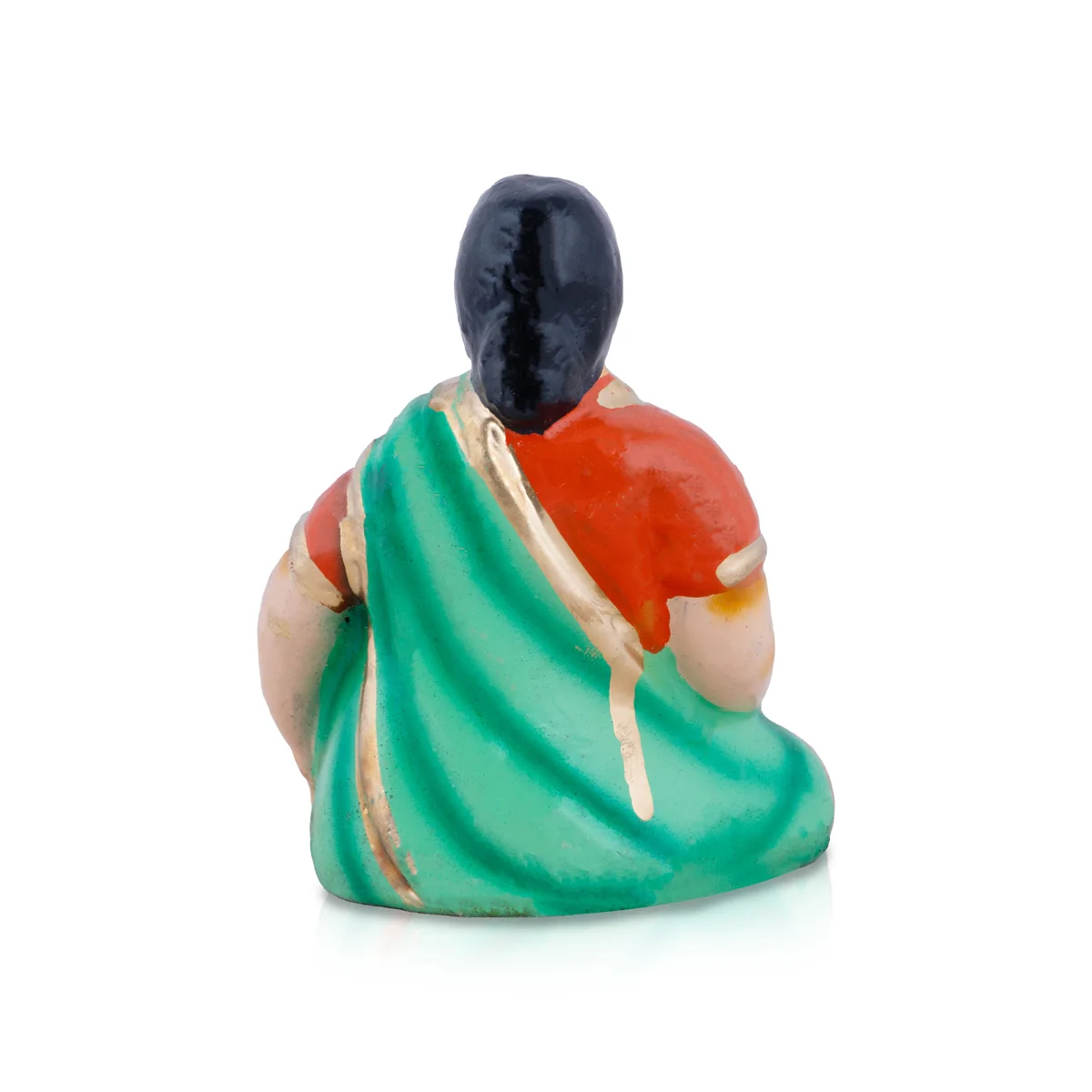 Fruits Vendor Clay Golu Bommai Set - 5 Inches | Giri Golu Doll/ Navaratri Golu Bomma/Gombe/Bommai - Image 5