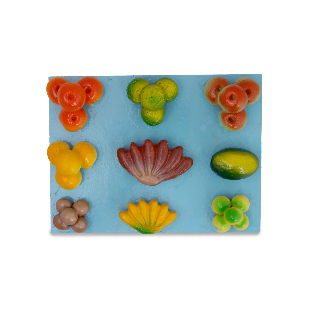 Fruits Vendor Clay Golu Bommai Set - 5 Inches | Giri Golu Doll/ Navaratri Golu Bomma/Gombe/Bommai - Image 7