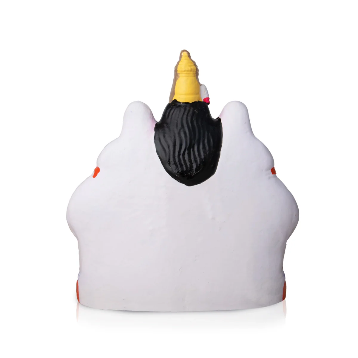 Gajalakshmi Idol Clay Golu Bommai - 9 X 7.5 Inches | Navaratri Golu Gombe/ Giri Golu Doll/ Navratri Decoration - Image 5