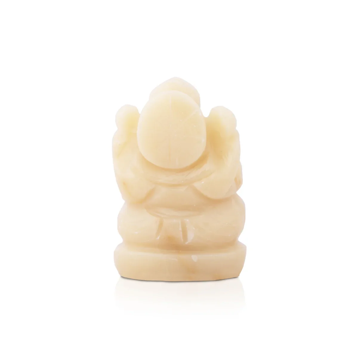 Ganapati Idol - 2.5 x 1.75 Inches | Opel Vinayaka Statue/ Ganesha Statue for Pooja/ 125 Gms Approx - Image 4