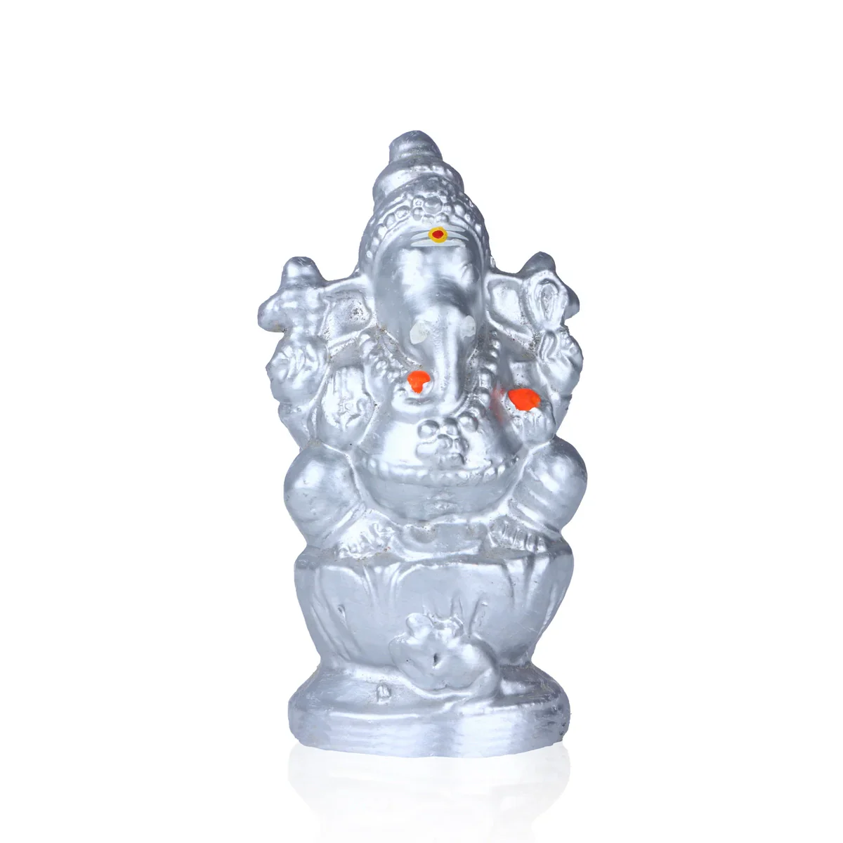 Ganapati Clay Golu Bommai - 6 x 3 Inches | Giri Golu Doll/ Navaratri Golu Bomma/Gombe/Bommai - Image 5
