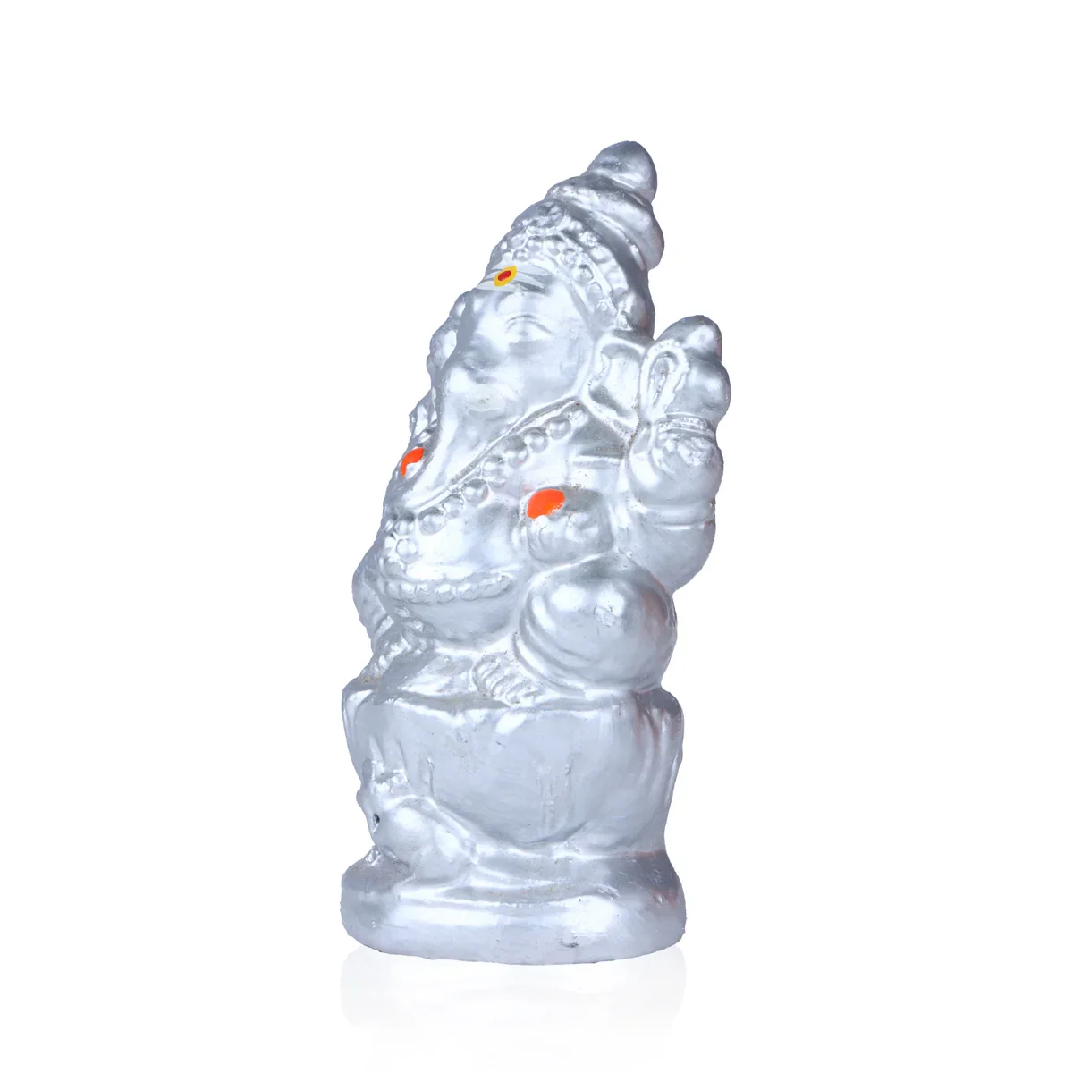 Ganapati Clay Golu Bommai - 6 x 3 Inches | Giri Golu Doll/ Navaratri Golu Bomma/Gombe/Bommai - Image 7