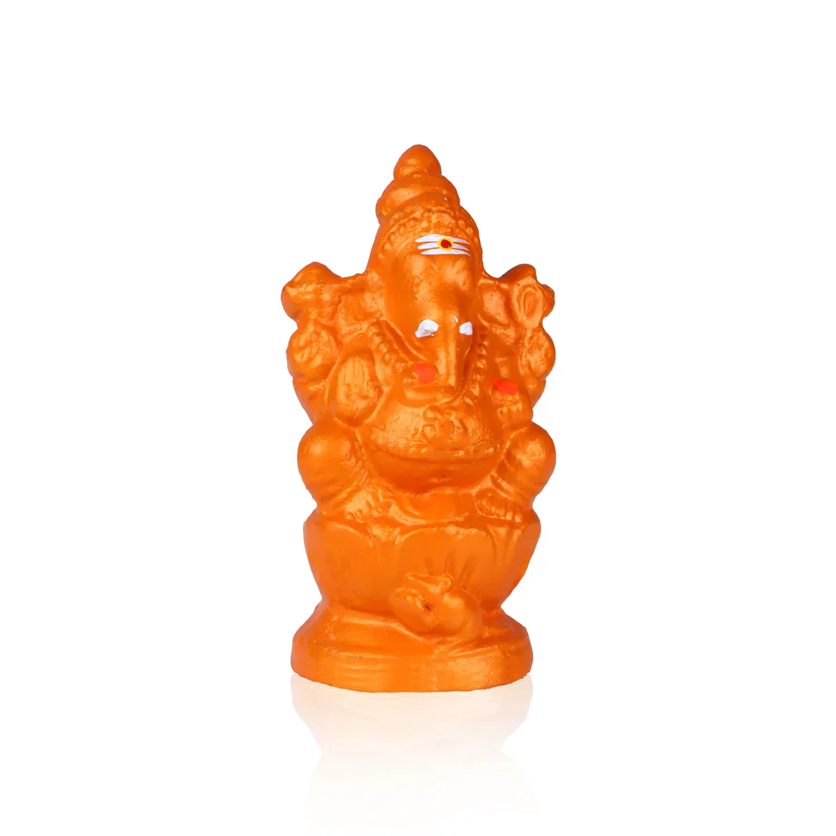 Ganapati Clay Golu Bommai - 6 x 3 Inches | Giri Golu Doll/ Navaratri Golu Bomma/Gombe/Bommai - Image 9
