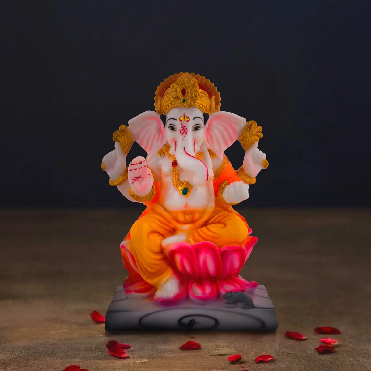 Ganapati Idol - 7.5 x 3.5 Inches | Vinayaka Statue/ Ganesha Idol for Home - Image 6
