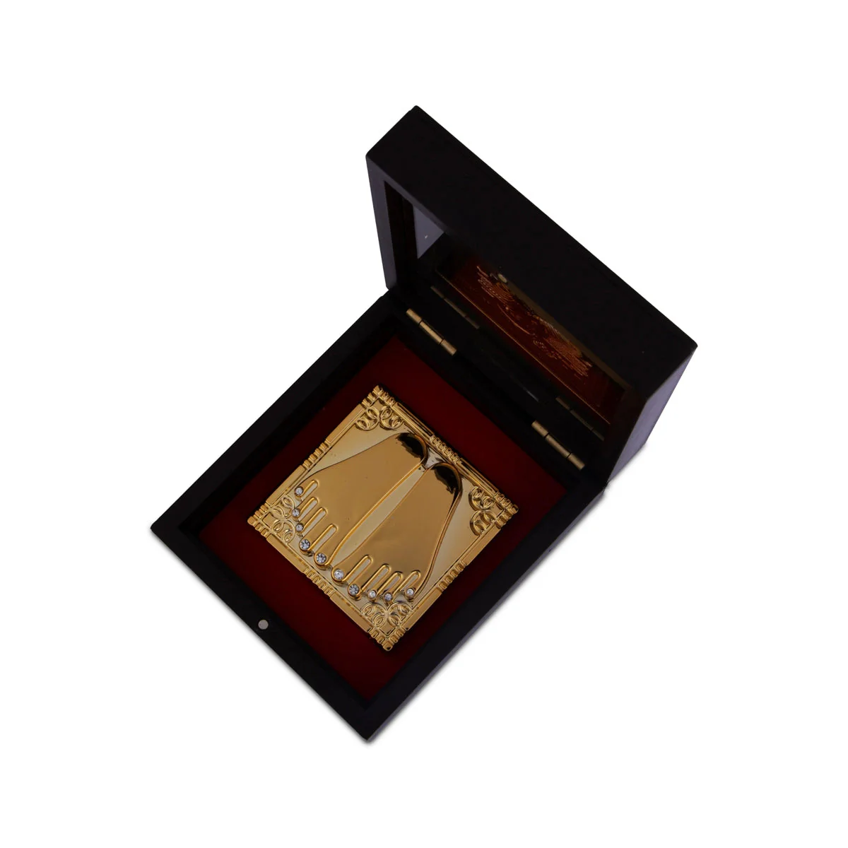 Ganesh Design Pooja Box - 1.5 X 4 X 4.5 Inches | Charan Paduka Box/ Puja Box For Pooja And Gifting - Image 4